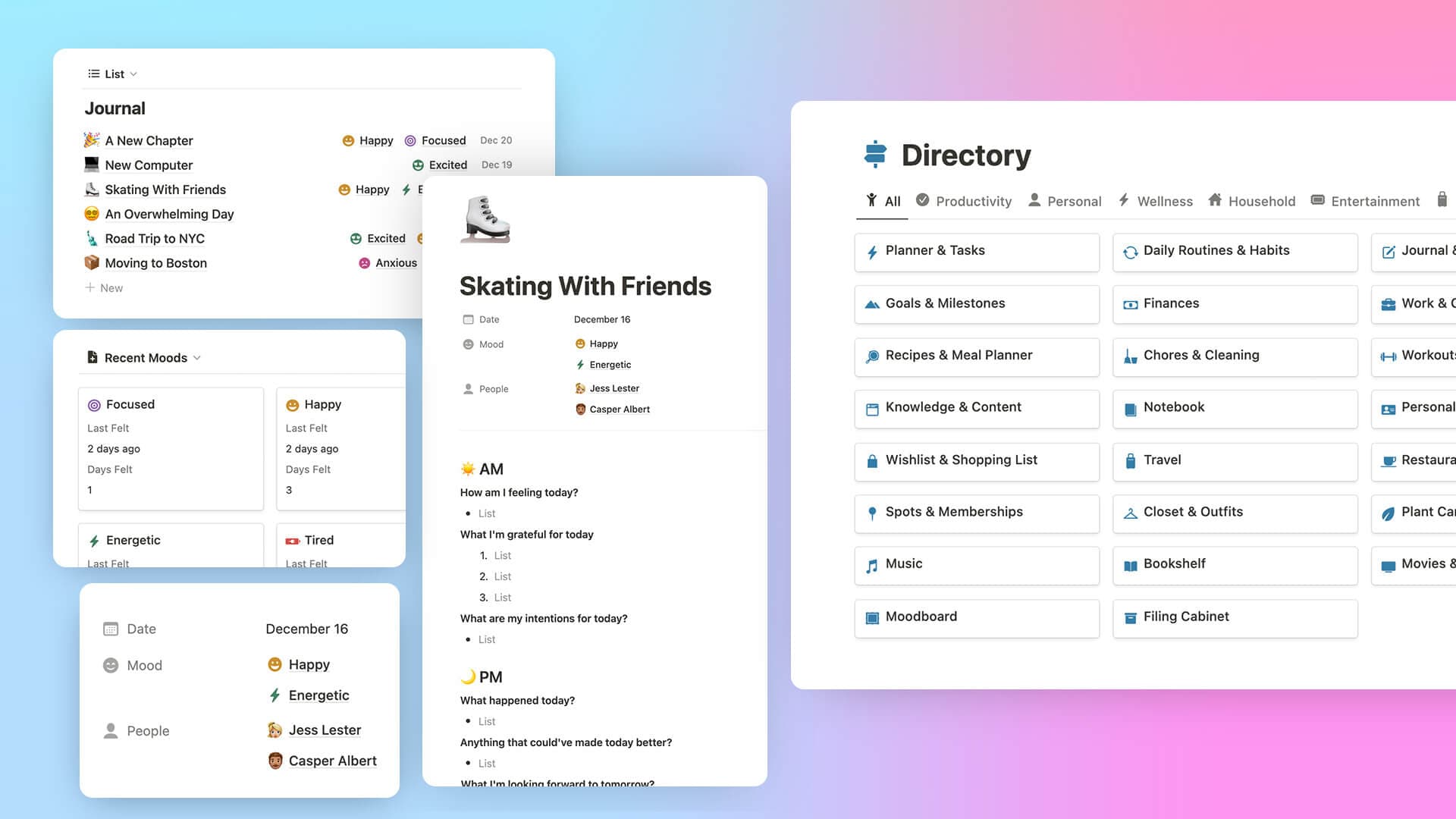 Gridifiti Life OS Screenshot