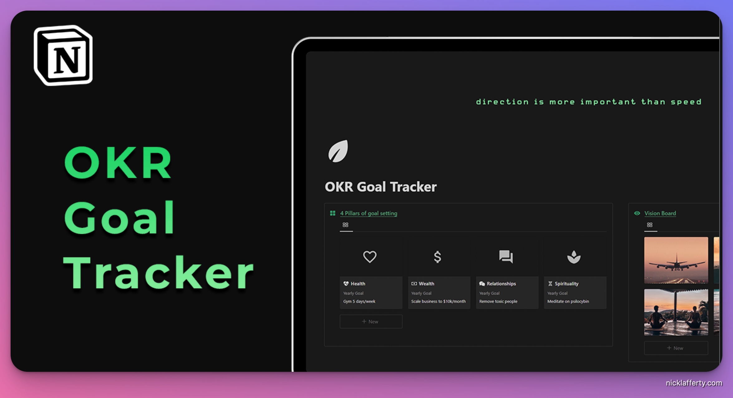 Chris OKR Template Screenshot