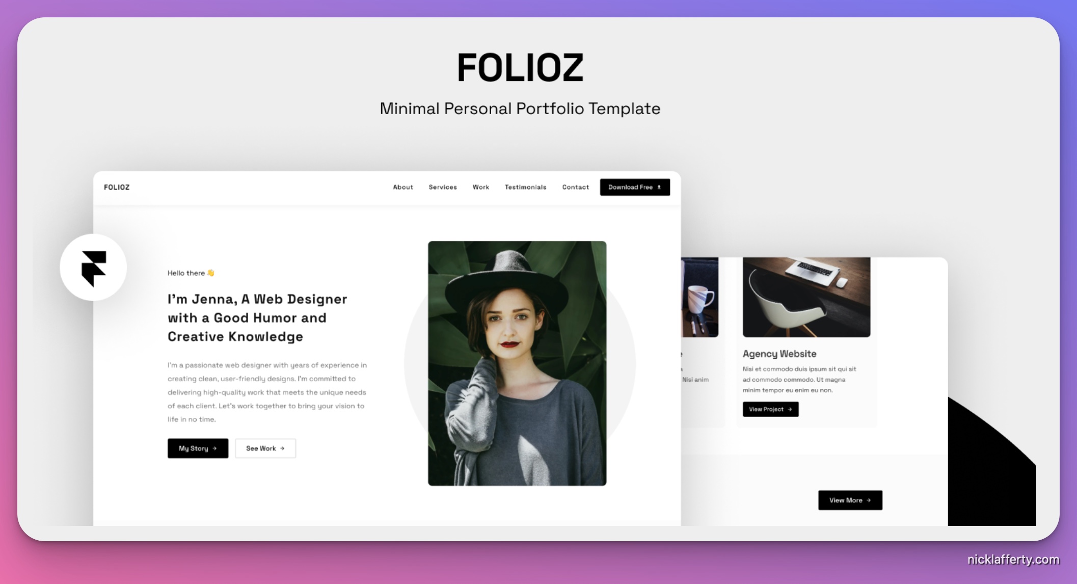 Framer Folioz Template