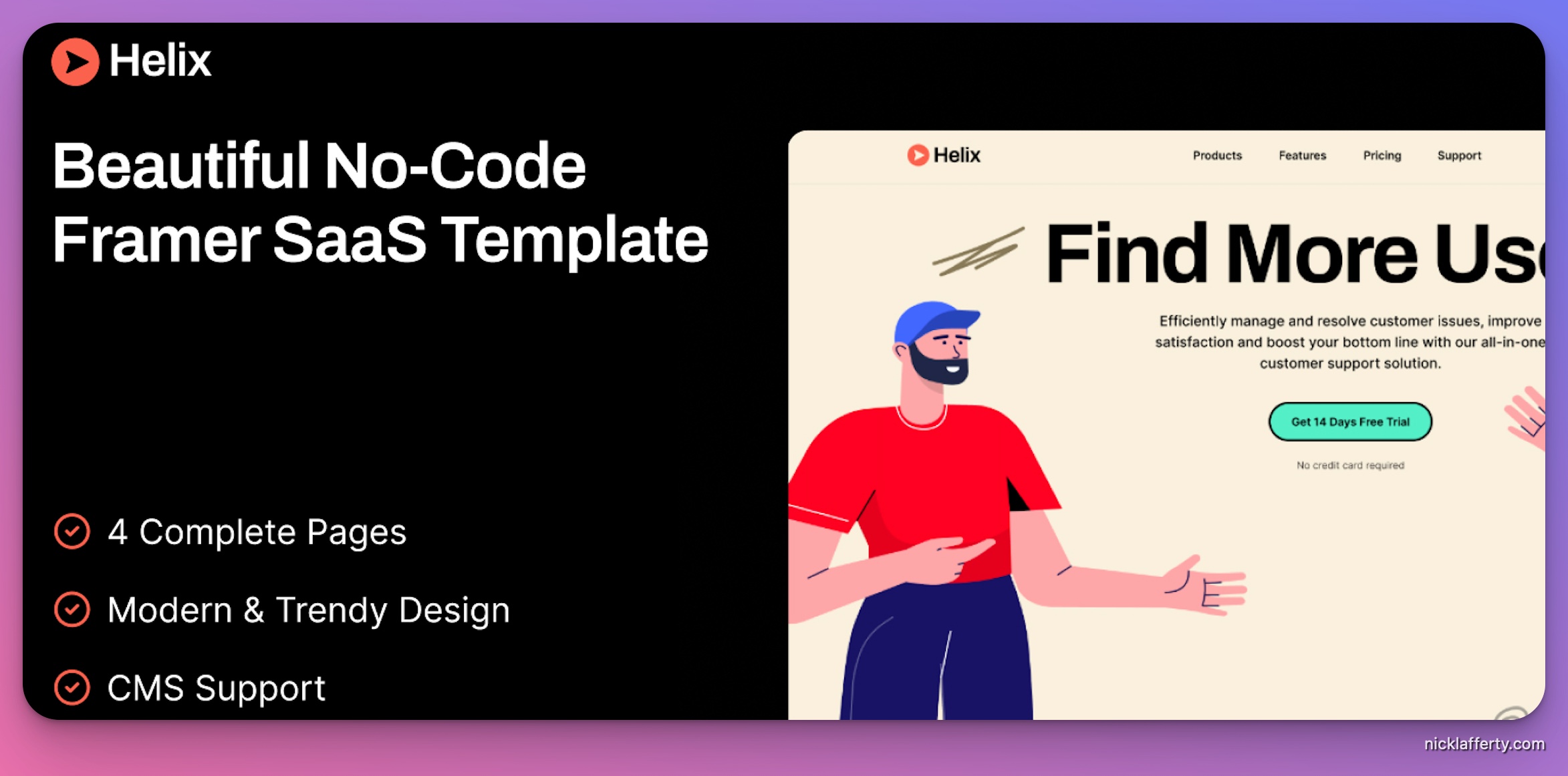 Framer Helix Template