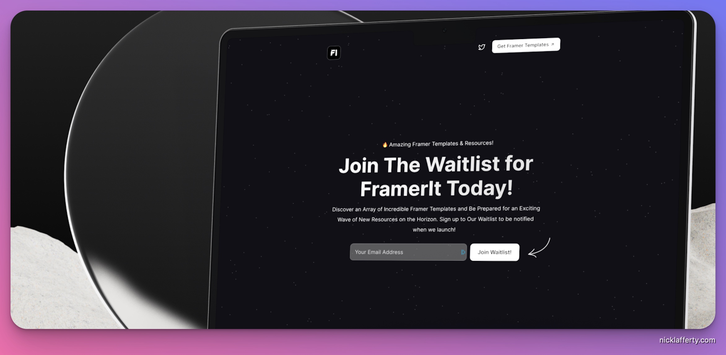 Framer Waitlyst Template