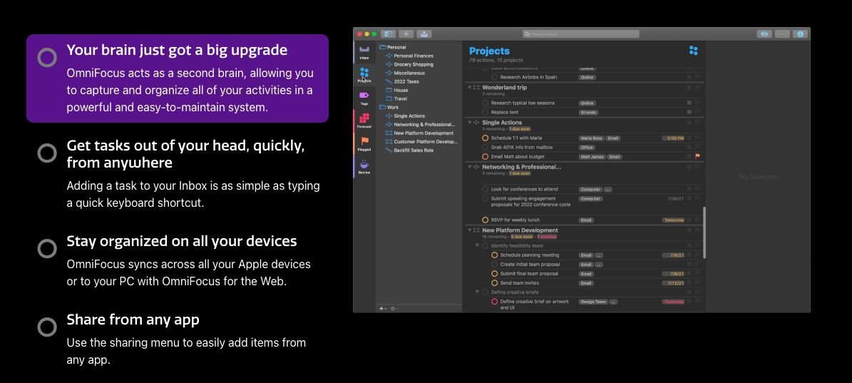 Omnifocus Desktop