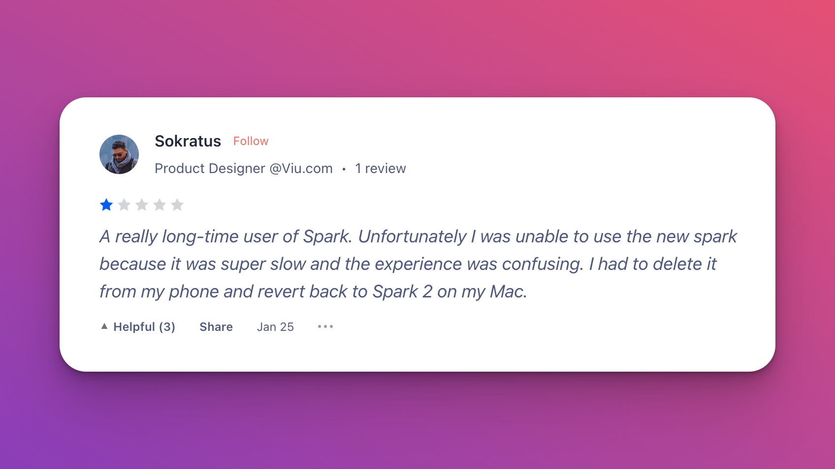 Spark Reviews