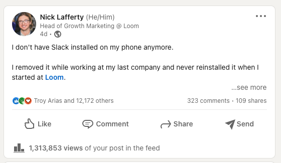 My viral linkedin post summary